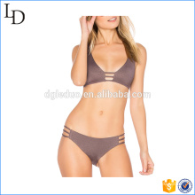 Factory direct online wholesale buckle bra and shorts brakini swimwear